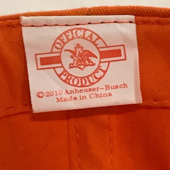 Anheuser-Busch Houston Dynamo Adjustable Orange Soccer Cap - Picture 11 of 15